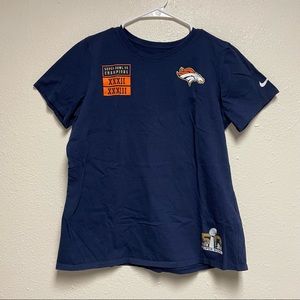 Nike Super Bowl 50 Champions Denver Broncos tshirt